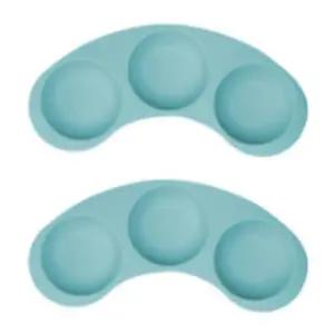 어웨이큰센스 유아 식판 플레이트 에메랄드민트 X2개
