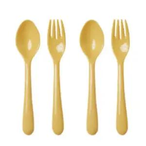 어웨이큰센스 카페 식기 수저 포크 치즈옐로우 X2개