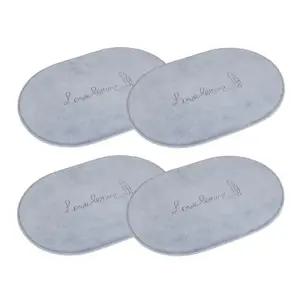 레토 빨아쓰는 발매트 욕실 현관 메모리폼 그레이 4P