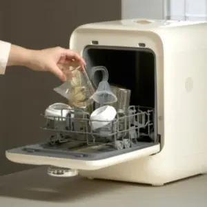 꿈비 젖병 세척 보관 건조 올인원 UV 소독기