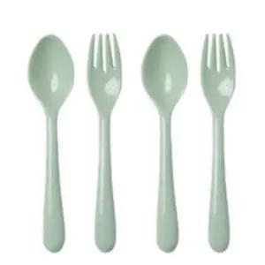 어웨이큰센스 카페 식기 수저 포크 아보카도민트 X2개