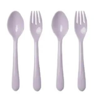 어웨이큰센스 카페 디저트 수저 포크 라일락퍼플 X2개