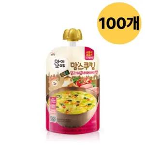 아이꼬야 이유식 닭고기 시금치 카레 140g X 100입