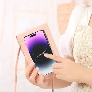 터치스크린 핸드폰가방 여권지갑케이스 그레이 (WF53589)