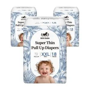 비니베베 기저귀 슈퍼씬 팬티 공용 초특대형 18p X3팩