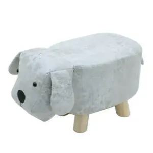 밴프 애니멀 미니 스툴 유아 동물 의자 강아지 화이트