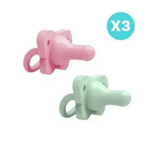 닥터브라운 실리콘 공갈 노리개 젖꼭지 핑크 그린