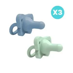 닥터브라운 실리콘 공갈 노리개 젖꼭지 그린 블루