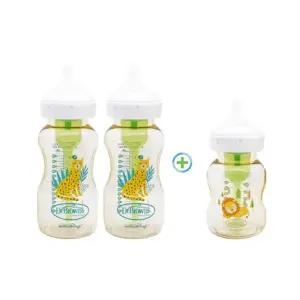 닥터브라운 PPSU 젖병 270ml 2P 150ml 1P 출산 세트