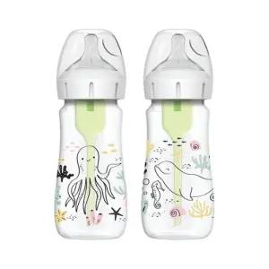 닥터브라운 젖병 배앓이 방지 와이드넥 오션 270ml 2P