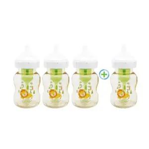 닥터브라운 신생아 젖병 출산 선물 라이온 150ml 4P