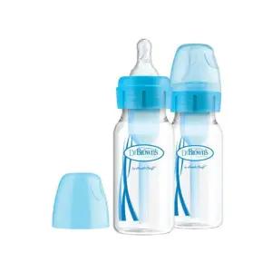 닥터브라운 배앓이 방지 젖병 내로우넥 블루 120ml 2P