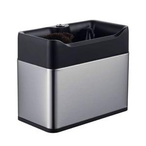 전동 넉박스 업소용 화이트 자동 클린포터 세척 찌꺼기 커피