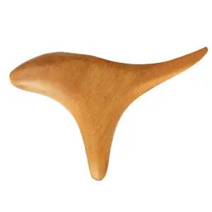 장미목 나무 삼각 괄사 림프 순환 셀프 마사지기 두피 어깨 안마기