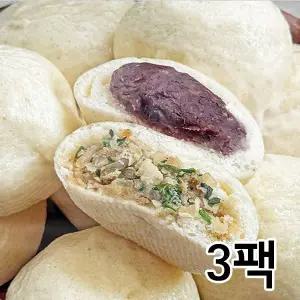 명장 우리쌀 호빵 2종세트(야채호빵+통팥호빵)