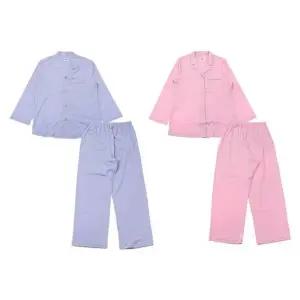 [갤러리아] 와코루 면 니트 솔리드 커플파자마(살루트)[WPA2476M/WPA2476W]