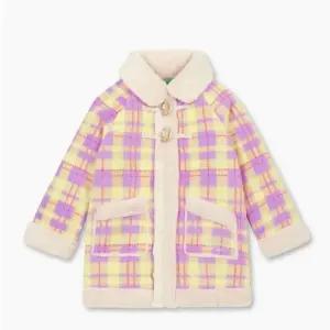 [갤러리아] 베네통키즈(25F)플리스 체크 무스탕  QACT04561LV