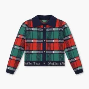 [갤러리아] 25FW 베네통키즈 크리스마스 체크 풀오버 (QAKP10561_)