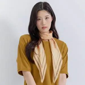 [지센] 2컬러 페이즐리 믹스 패턴 마름모 스카프 LAAMO814_P410376546