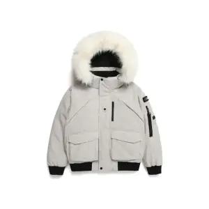 내셔널지오그래픽 여성 타루가 퍼 트리밍 후디 덕다운 점퍼N234WDW030