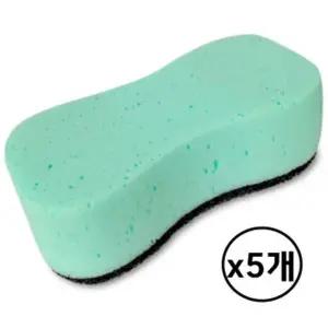 [골드스마일]카렉스 3분세차 2in1 멀티스폰지 5개