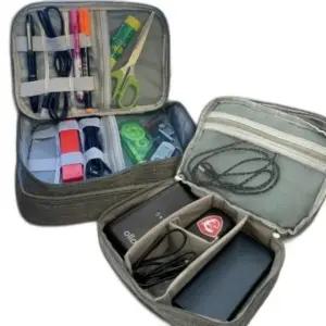 그레이 전자기기 수납 파우치 투단형 케이스 (WFKMTIS)