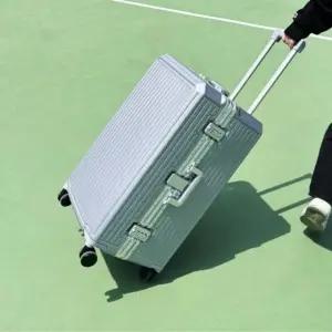 여행용 마블링 무늬 캐리어 보조가방 세트 (WFKMTOU)