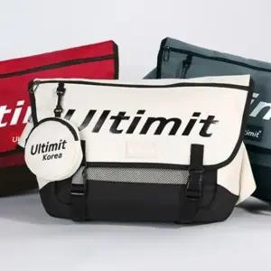 책가방 메신저백 학생 보조 파우치 가방 아이보리