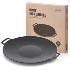 리빙아트 인덕션 아이언 그리들팬40cm가방/손잡이포함