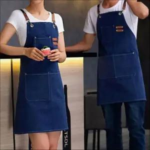 앞치마 주방 공방 작업 바리스타 에이프런 화방 원피스앞치마