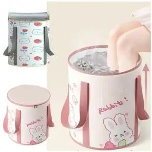 휴대용 접이식 보온 발목욕통 족욕기 족탕기 /덥개 무