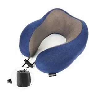 압축백포함 메모리폼 U모양 목베개 라이트블루 압축백포함 메모리폼 U모양 목베개 라이트블루