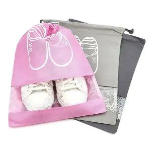 [콩심팥심]신발주머니 투명 신발 파우치 소 신발파우치