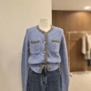 ZOOC 쥬크 보카시 라운드 배색 가디건 Z244KSL001