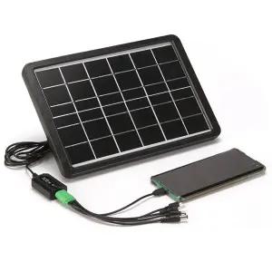 도매짱 태양광 패널 충전기 보조배터리 모듈 태양전지 태양열 전지판 판넬 휴대용 캠핑 야외