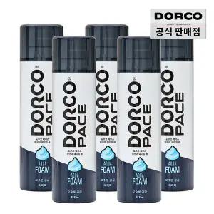 (15%할인) 도루코 페이스 대용량 아쿠아 쉐이빙폼 250ml 5개