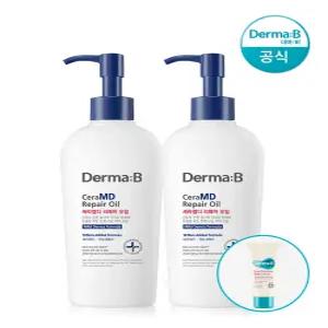 [공식] 더마비 세라엠디 리페어 오일 200ml x2개 (+랜덤튜브견본20ml×2개)
