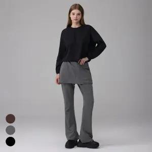 에버라스트 여성 치마바지 부츠컷 스커트팬츠 랩슬랙스