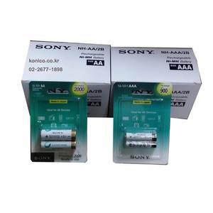 소니충전지 2알/AA(2000mAh)AAA(900mAh)1.2V 니켈수소