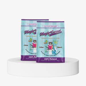 매직카펫 오리지널 굵은입자(로우트랙) 7kg x 2개세트 고양이모래