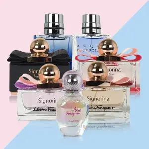 살바토레 페라가모 향수 모음 / 세뇨리나 미스테리오사 리벨 인 피오레 아쿠아 에센셜 블루 EDT EDP