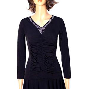 국산 라인셔링 TOP 댄스복 공연복 행사복 댄스티 에어로빅 라인 재즈 스포츠 댄스복 상의 공연복 행사복