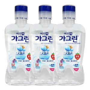 가그린 어린이용380ml 딸기 3개 유아 키즈 가글