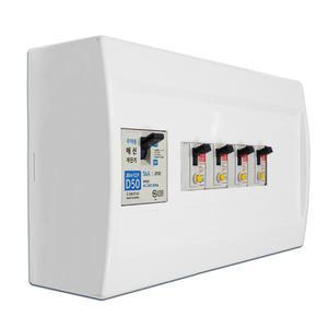 진흥전기 4회로 노출 분전함 /주택용 가정용 가설 세대 분전반 두꺼비집 배전반 배전함 콘트롤 차단기 박스