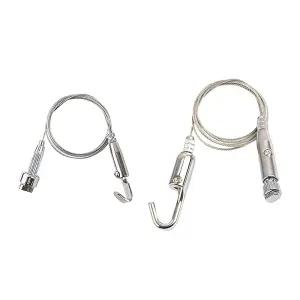 천장레일용 액자걸이 와이어 원터치세트