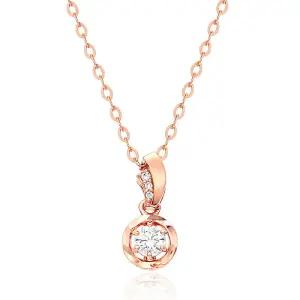 18k 셀린느 큐빅 커팅 모줄 체인 목걸이