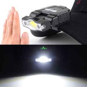 GH-8007 센서 충전식 캡라이트 헤드랜턴 겸용 후레쉬 10CM모션 센서 등산 낚시 LED 모자랜턴