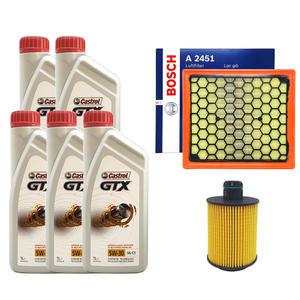 구형8세대 말리부2.0(디젤)캐스트롤GTX(5L)엔진오일 OEM오일필터-A2451