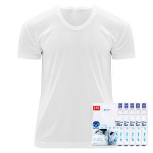 BYC 남성 반팔 런닝 세트 5매 에어로쉬 쿨 기능성 남자 티 셔츠 여름 BYA1118S