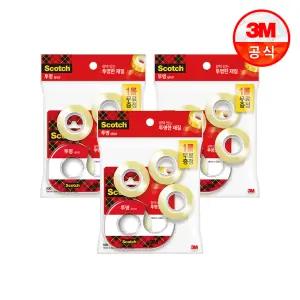 스카치 다용도 테이프 리필(18mm) 9개 + 디스펜서 3개